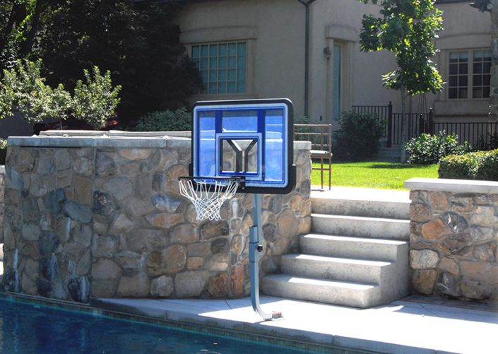 QuikFire Pool Basketball Hoop Photos SwimShape