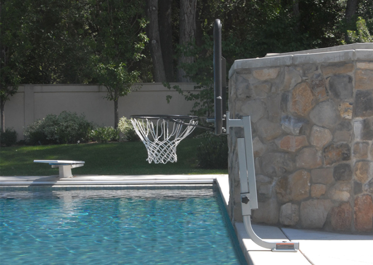 QuikFire Pool Basketball Hoop Photos SwimShape
