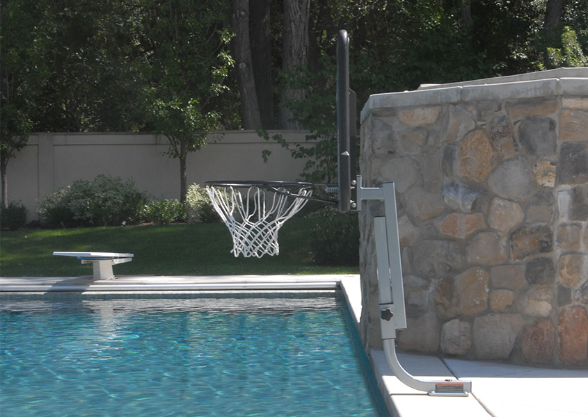 QuikFire Pool Basketball Hoop Photos SwimShape